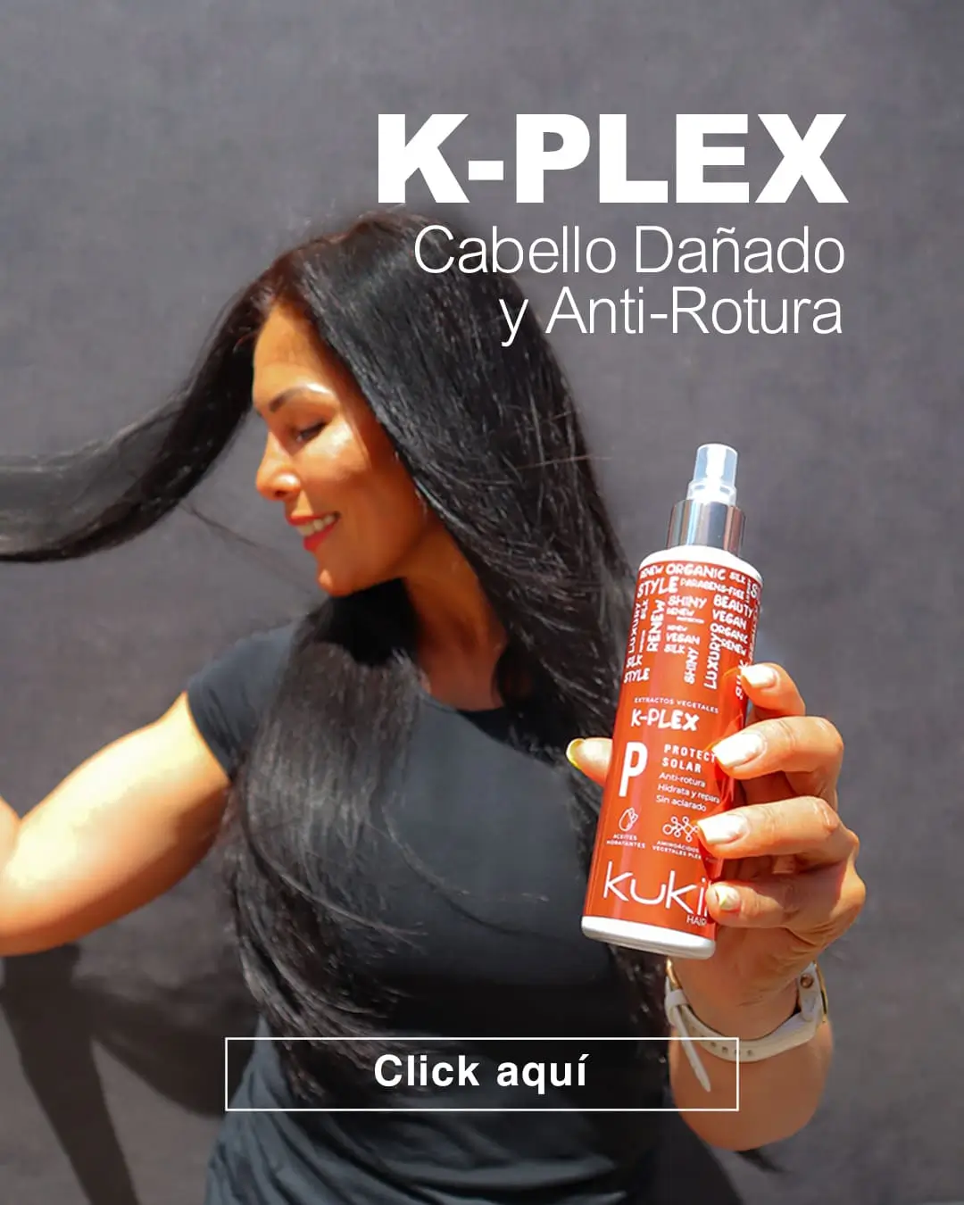 Cabecera K-Plex cabello castigado con rotura
